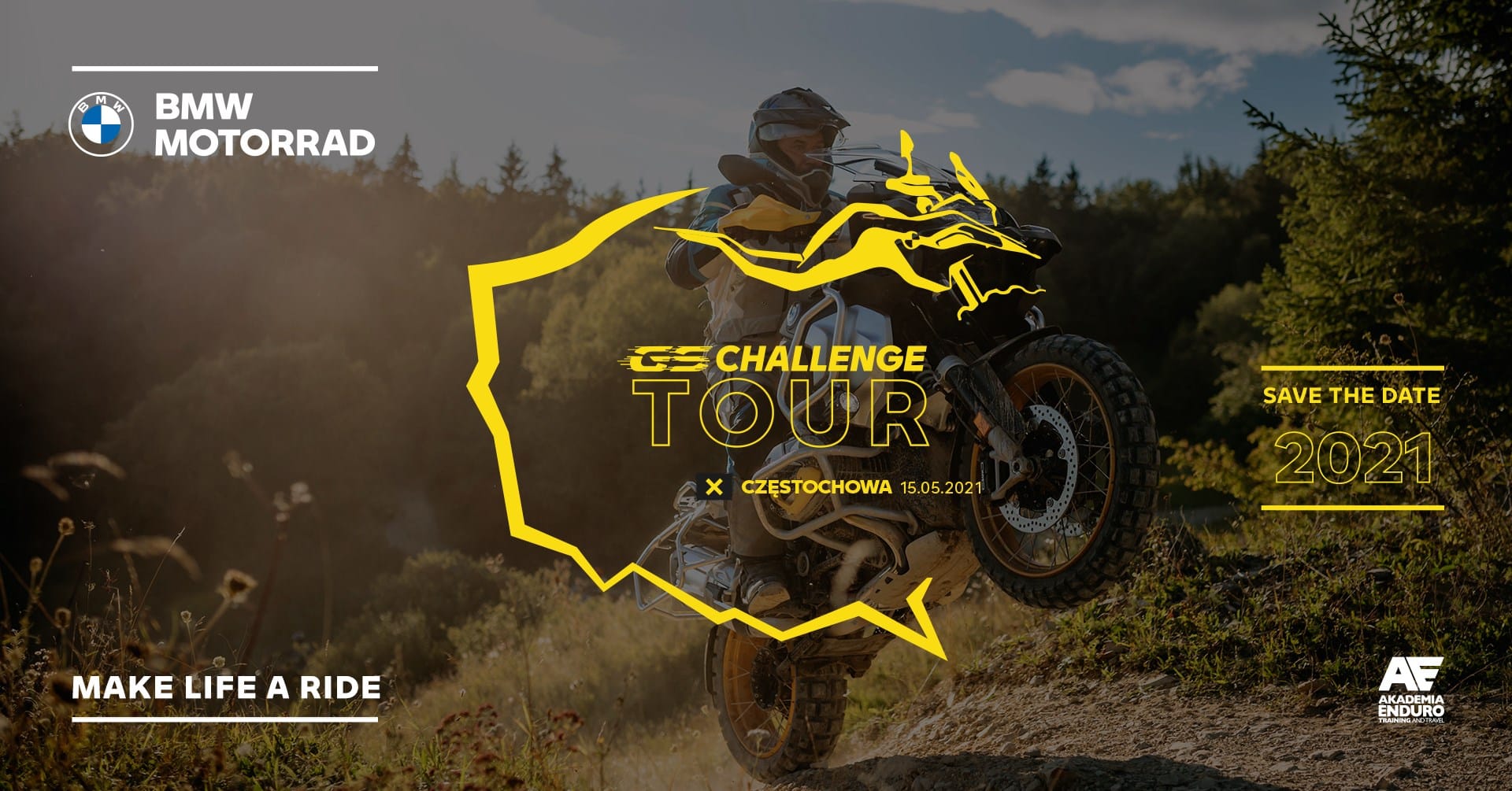BMW GS Challenge Tour 2021: Start już w połowie maja w Częstochowie!