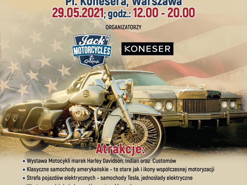 Spotkanie koneserów Amerykańskiej Motoryzacji