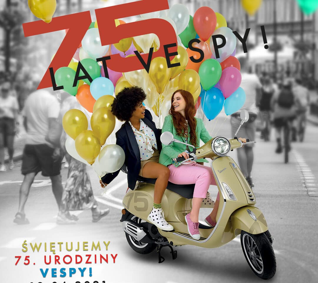 Vespa obchodzi 75. rocznicę powstania. Świętuj i zgarniaj rabaty!