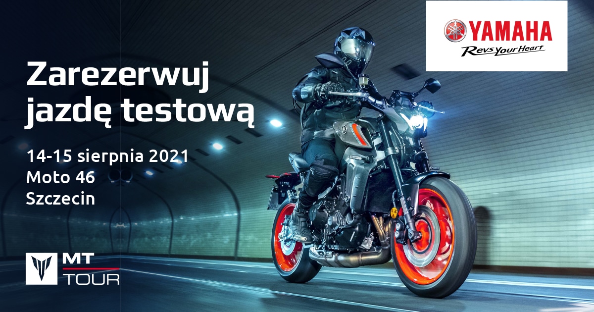 Yamaha MT Tour w Szczecinie. Jesteś z okolic? Nie może Cię tam zabraknąć!