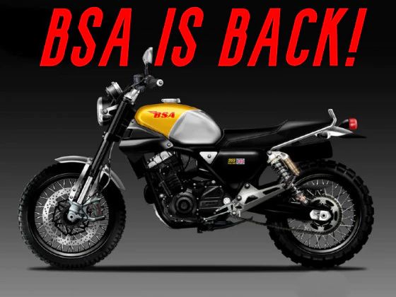 Motocykle BSA - wielki powrót