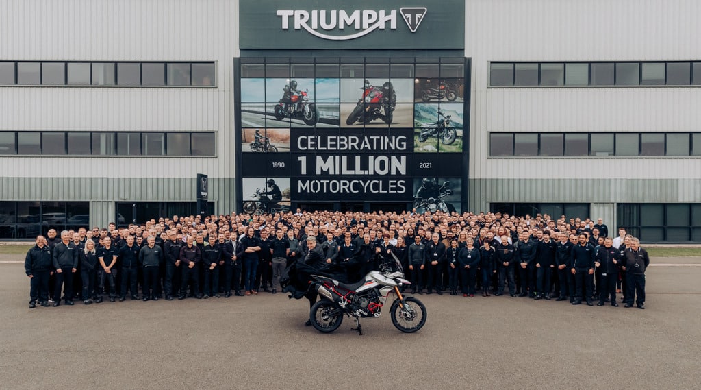 Triumph świętuje: milionowy motocykl wyprodukowany w fabryce w Hinckley. Kawał motocyklowej historii!
