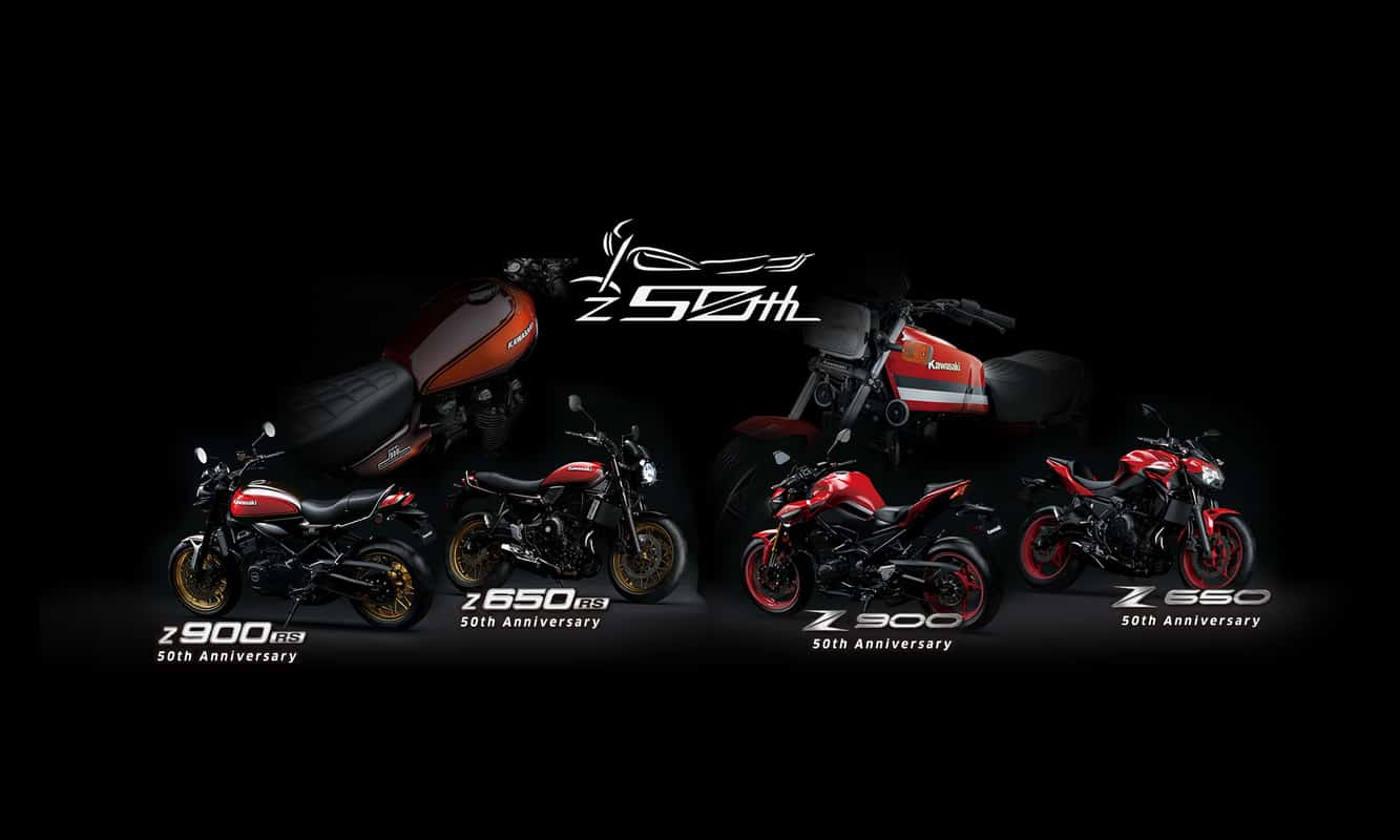 Kawasaki Z 900 2022 oraz Z 650 2022: premiera jubileuszowej kolekcji motocykli na 50-lecie rodziny „Z”