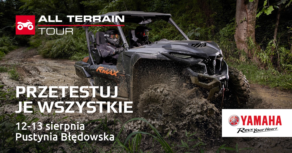 Sprawdź Yamahy ATV i Side-by-side na Pustyni Błędowskiej. To się nie powtórzy.