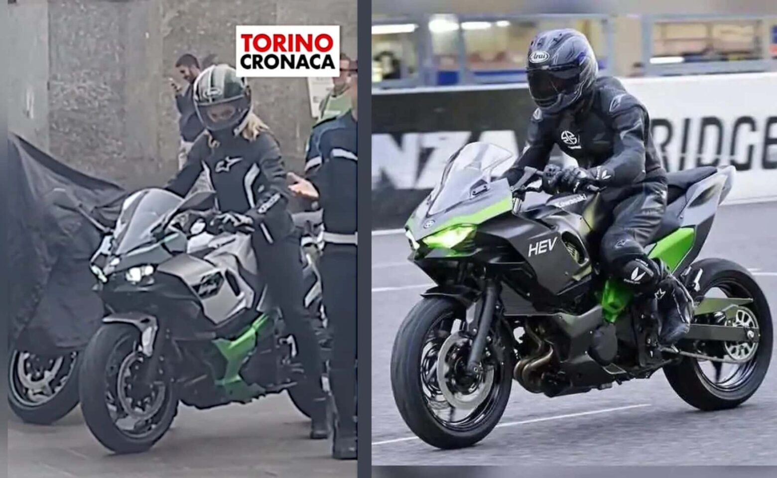 Hybrydowe Kawasaki przyłapane w Turynie – hybryda lepsza od pełnoprawnego elektryka?
