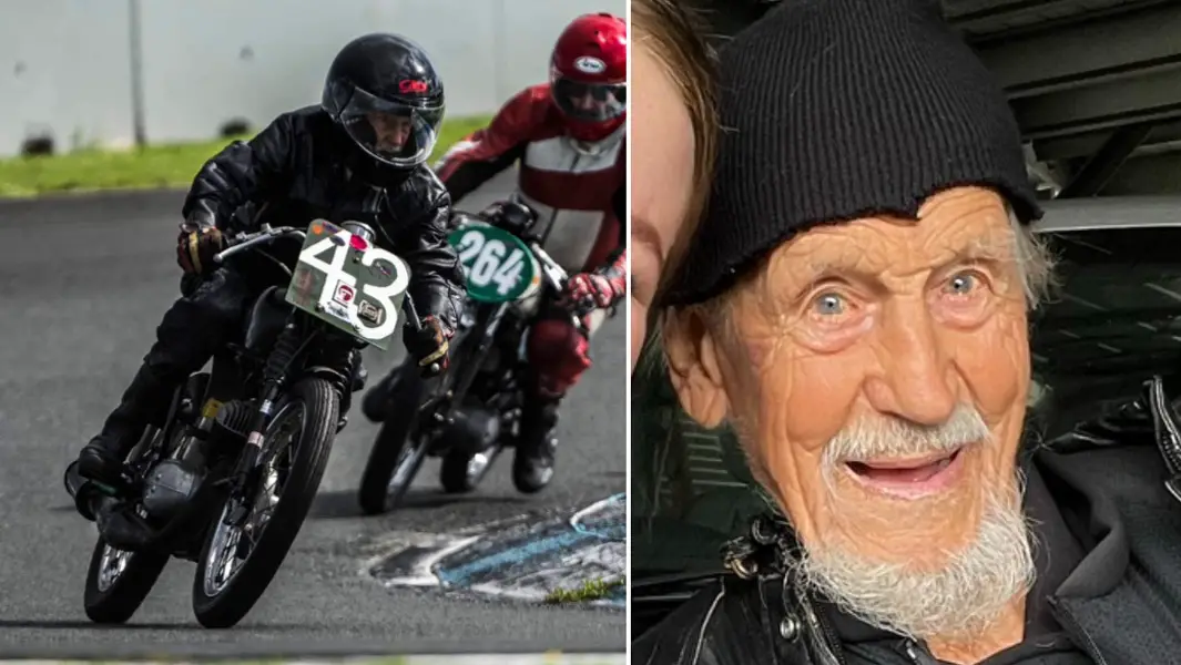 Leslie Harris ma 97 lat i nadal ściga się na motocyklach!