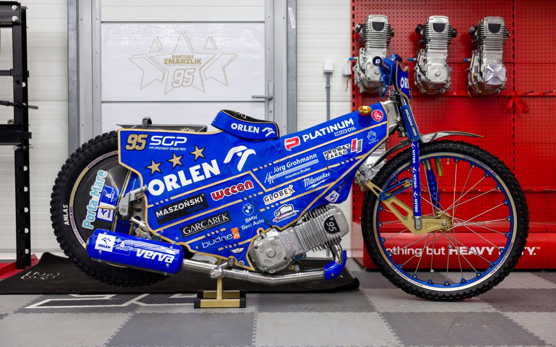 Motocykl, na którym Bartosz Zmarzlik zdobył 4. tytuł Mistrza Świata trafił na licytację WOŚP!