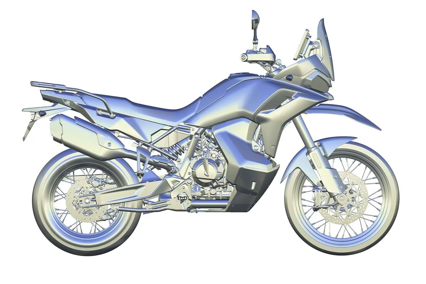 CF Moto MT-X ala KTM 790 Adventure gotowy do produkcji!