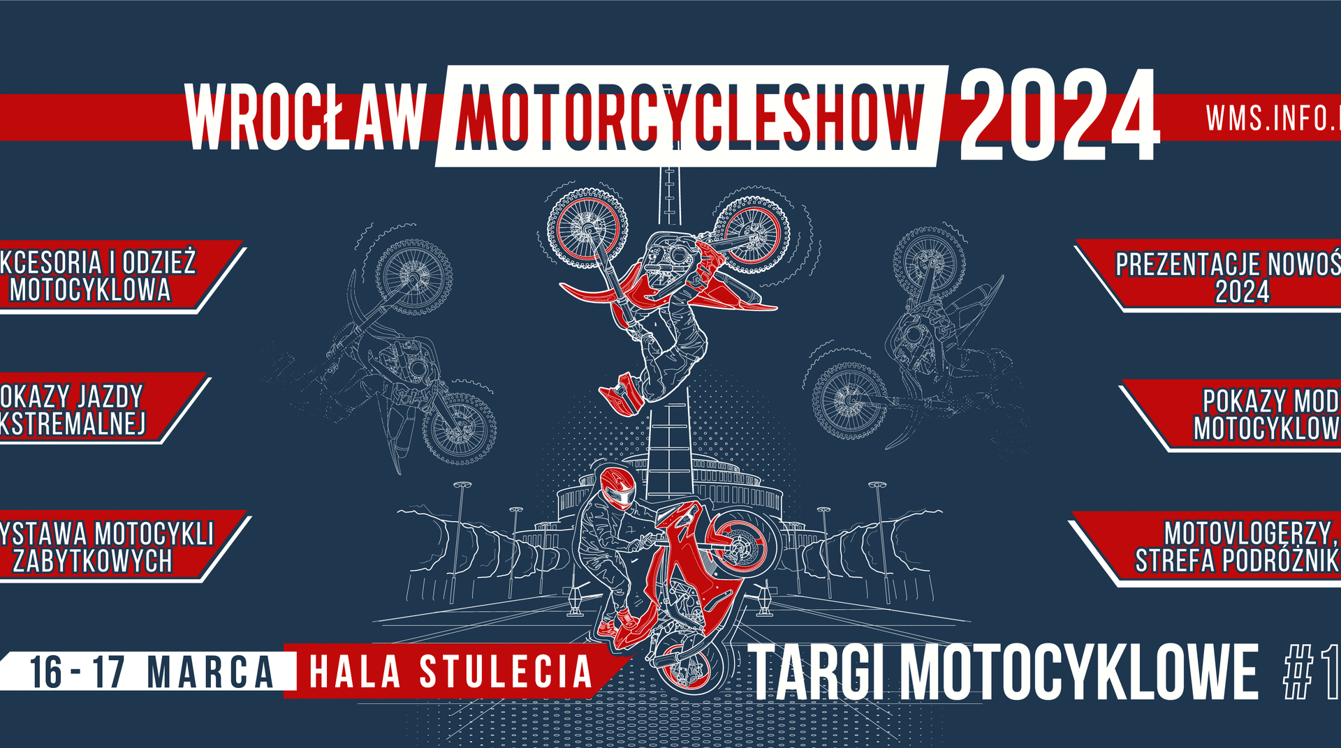 XII Edycja Wrocław Motorcycle Show z Pietrkiem i Wonsem, a także relacją live na całą Polskę!