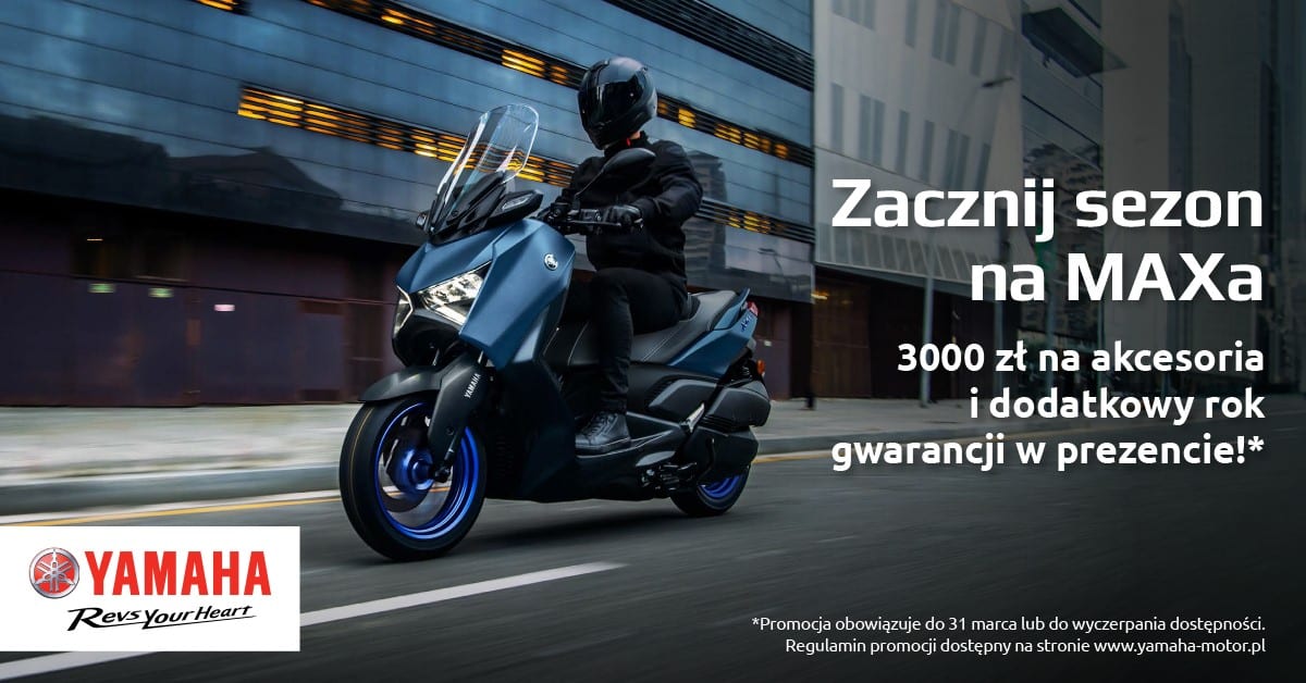 Zacznij sezon na MAXa – ruszyła promocja na skutery Yamaha XMAX!