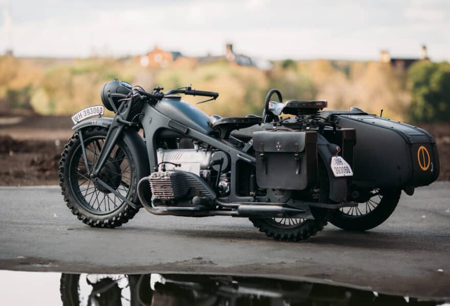 Zundapp K 800-W. Motocykl z II wojny światowej, czterocylindrowy