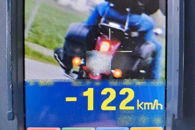 Motocyklisto – ujemny wynik na radarze także jest podstawą do wystawienia mandatu!
