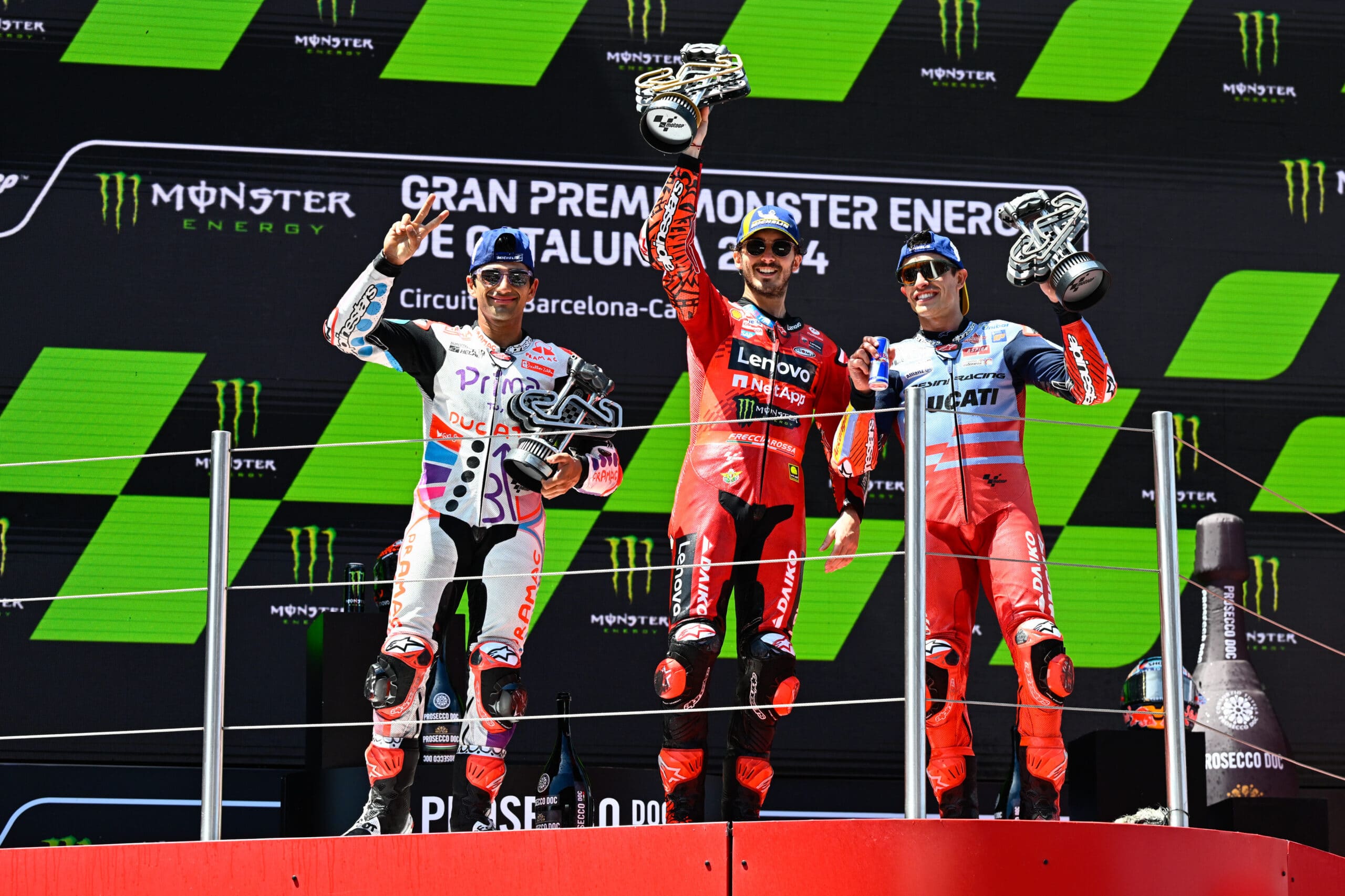 MotoGP o Grand Prix Katalonii: Bagnaia zwycięża! Całe podium dla Ducati!