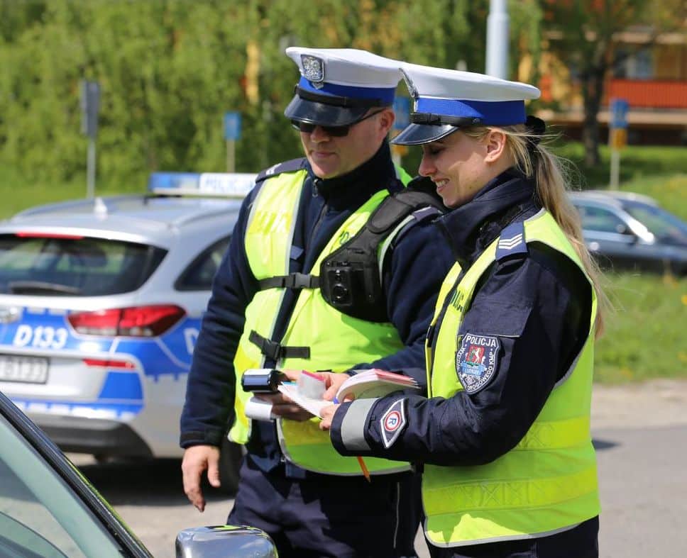 Dostała mandat, a Komendant Policji dostał od niej list z podziękowaniami.