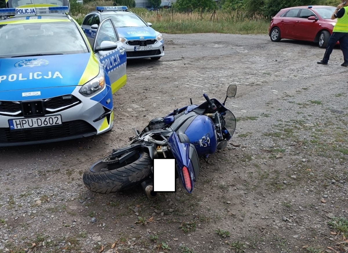 Niechlubny rekordzista podczas ucieczki motocyklem uzbierał 610 punktów karnych
