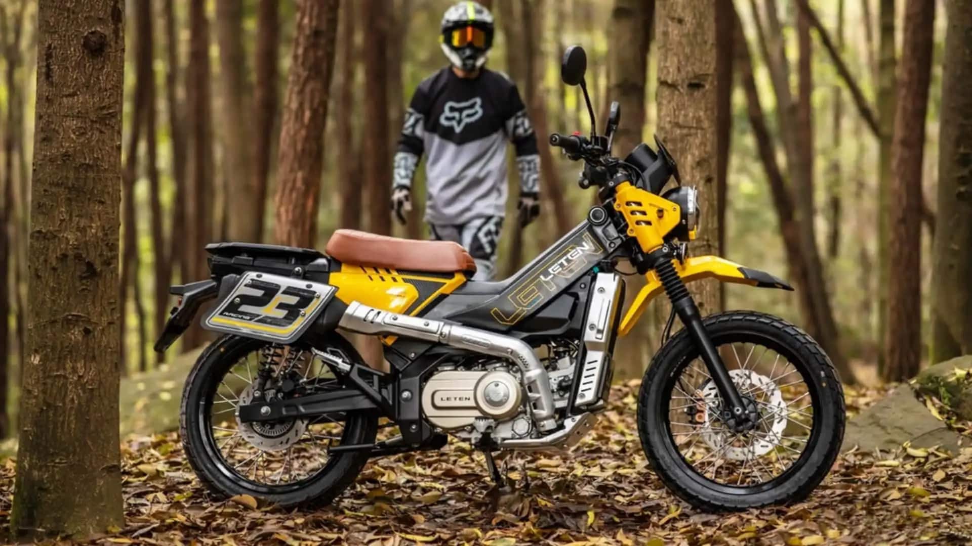 Chińska marka Leten stworzyła Hondę Hunter Cub na sterydach