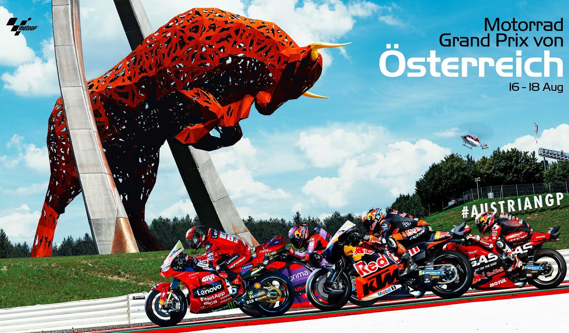 MotoGP – harmonogram oraz ciekawe informacje na temat nadchodzącej rundy na torze Red Bull Ring w Austrii