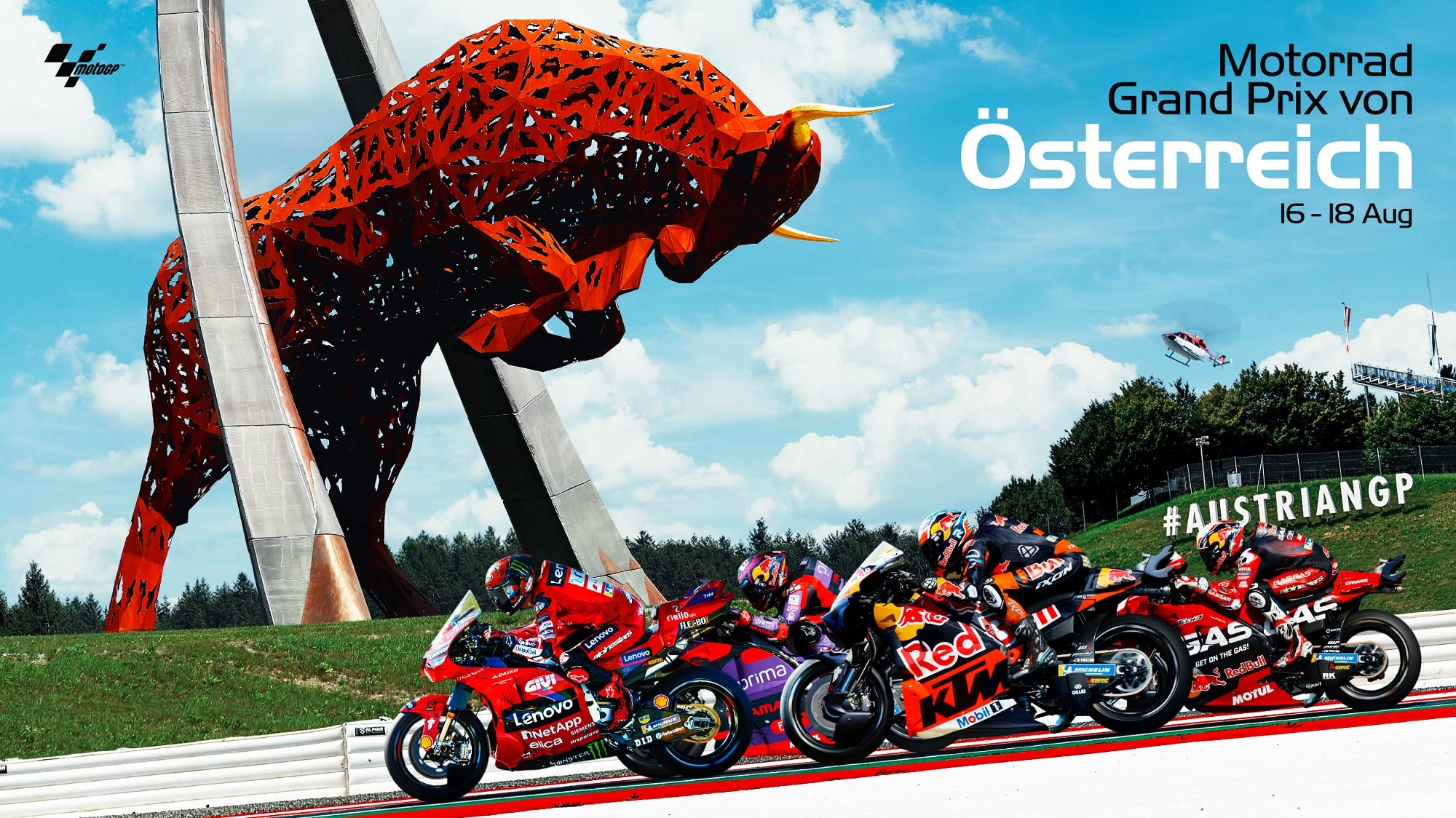MotoGP – harmonogram oraz ciekawe informacje na temat nadchodzącej rundy na torze Red Bull Ring w Austrii