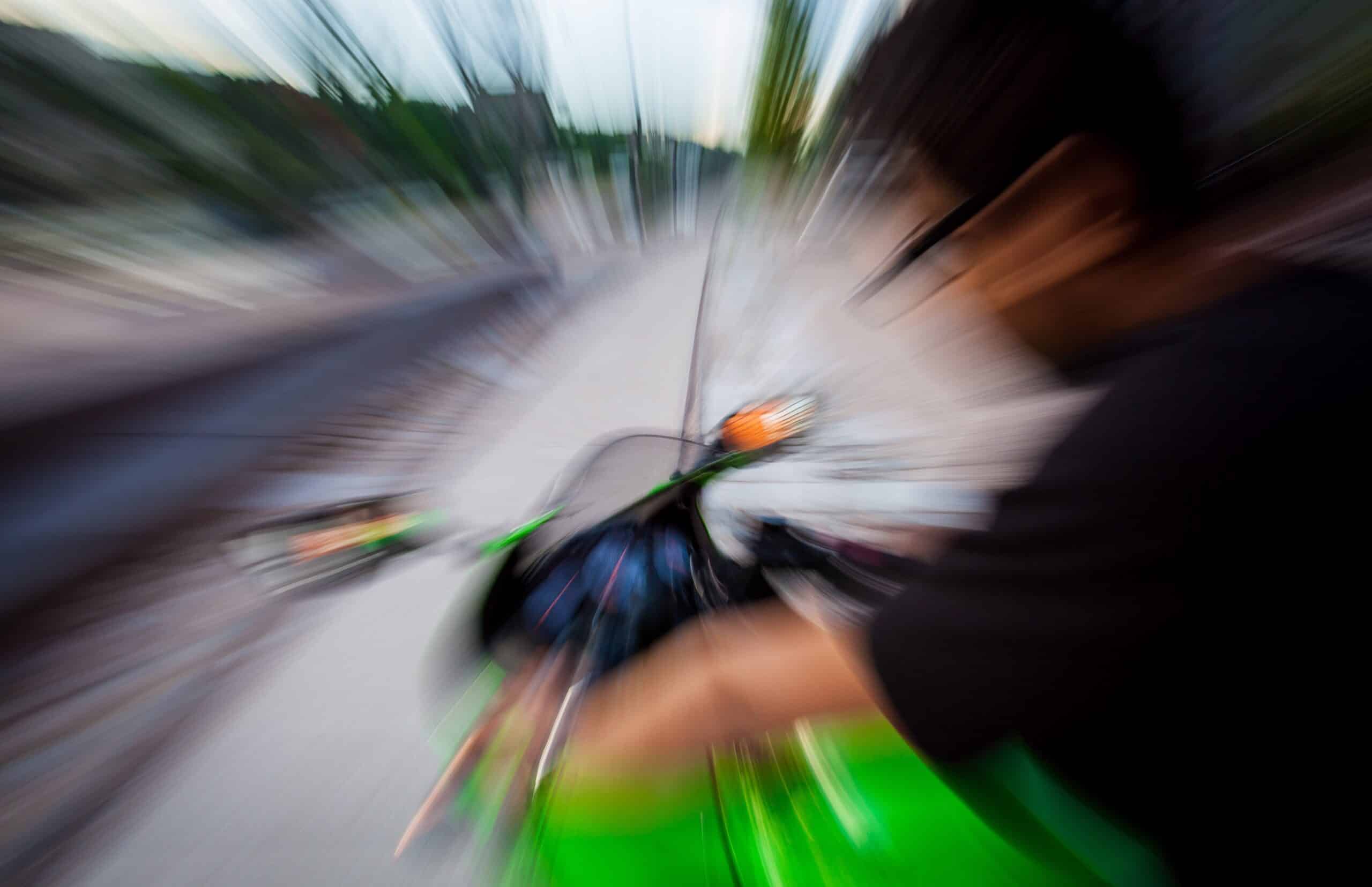 300 km/h motocyklem: cena? Do 3 lat pozbawienia wolności.
