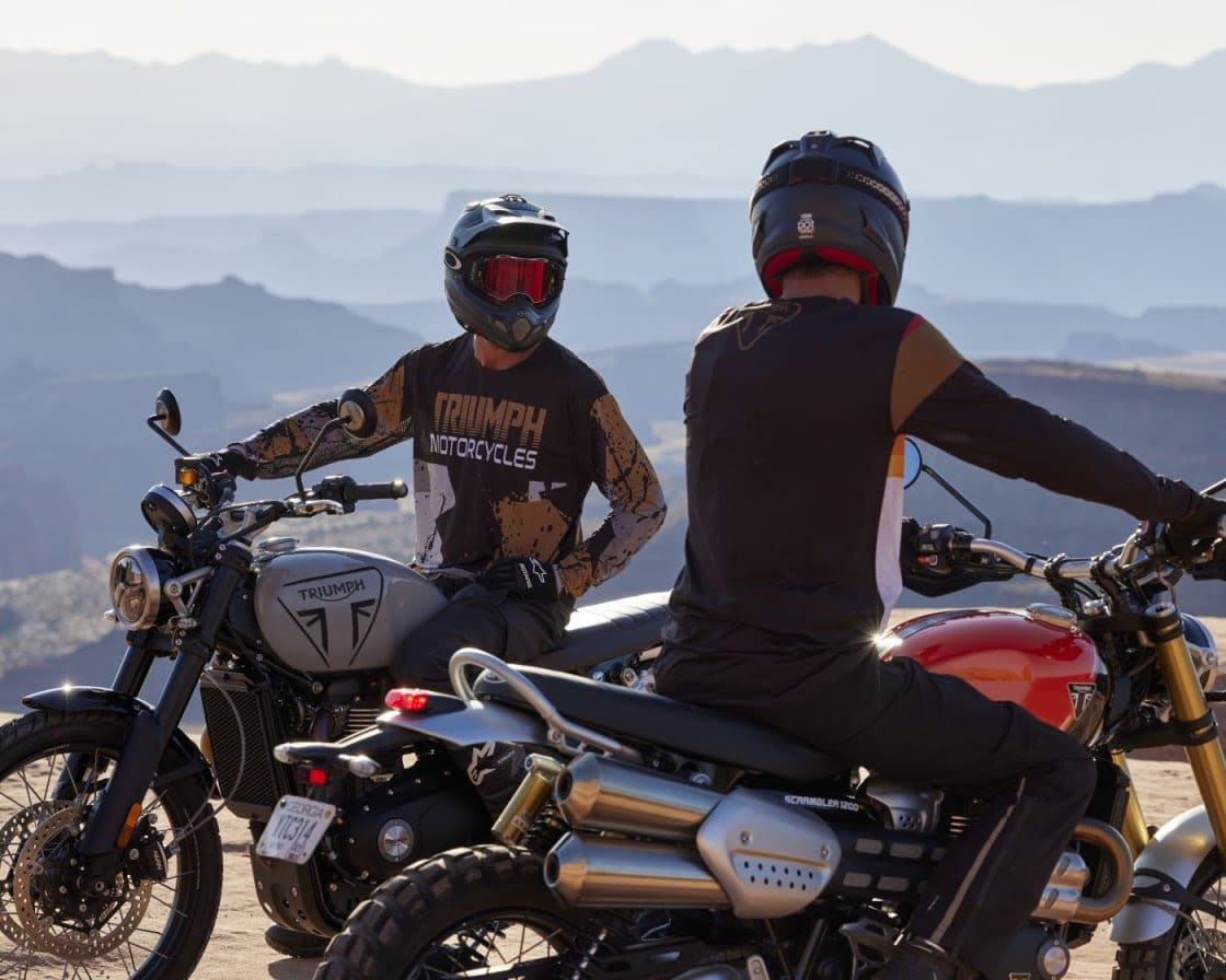 Wycieczka dla miłośników Triumpha w Scramblerowym klimacie
