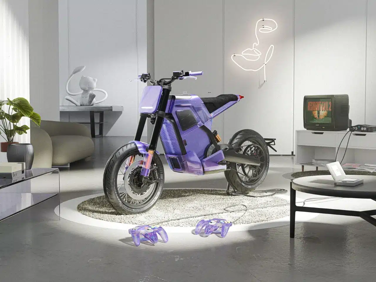 Gamingowy motocykl w stylu retro. Czy to możliwe?