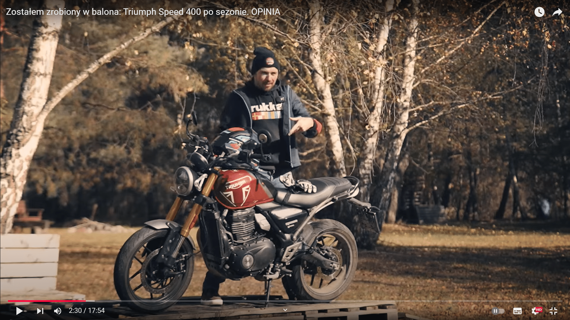 Triumph Speed 400 – opinia po sezonie testów
