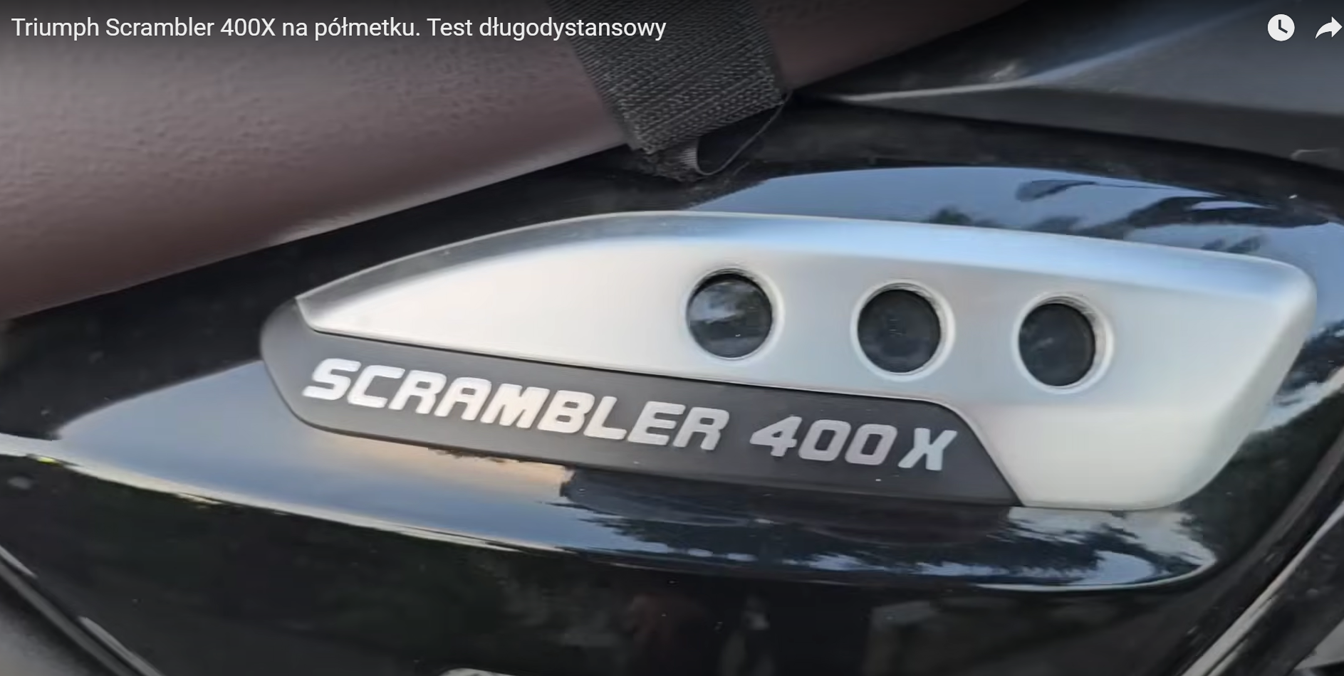 Triumph Scrambler 400X – test długodystansowy