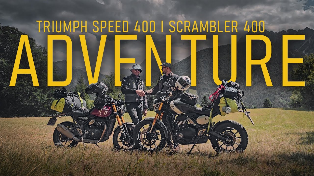 Jak to możliwe, że są adventure? Triumph Speed 400 i Scrambler 400 X we włóczędze do Słowenii [VIDEO]