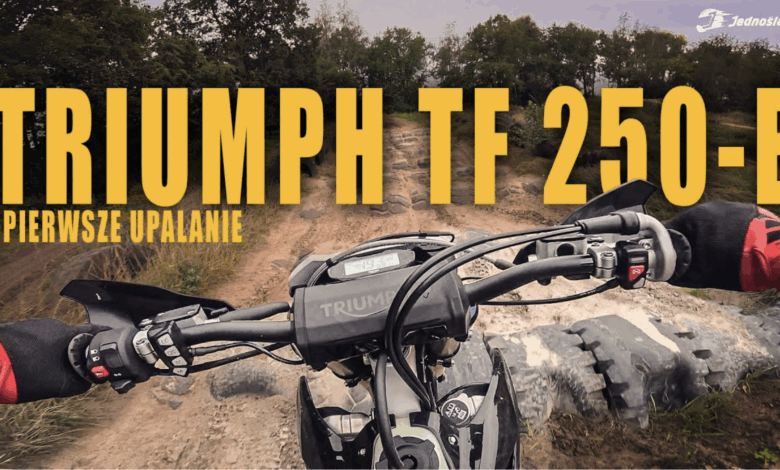 Marzyłem o tym od dawna! Pierwsza jazda na nowiutkim enduro: Triumph TF 250E [VIDEO]