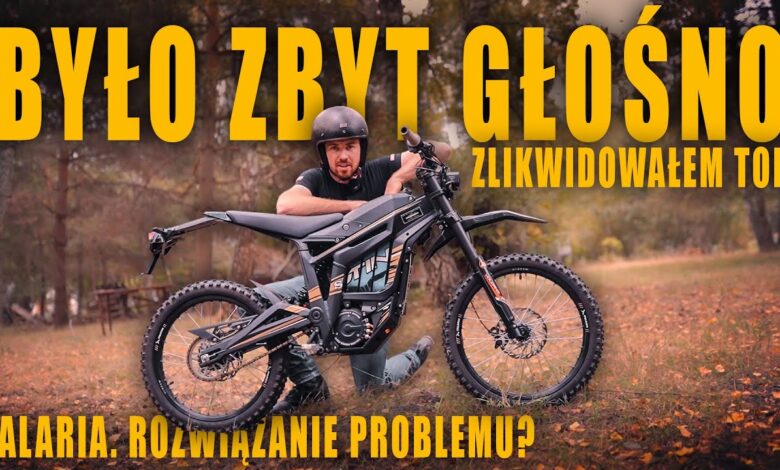Musiał zamknąć tor na prywatnym podwórku. Na ratunek przyszedł Talaria Sting MX5 PRO [VIDEO]