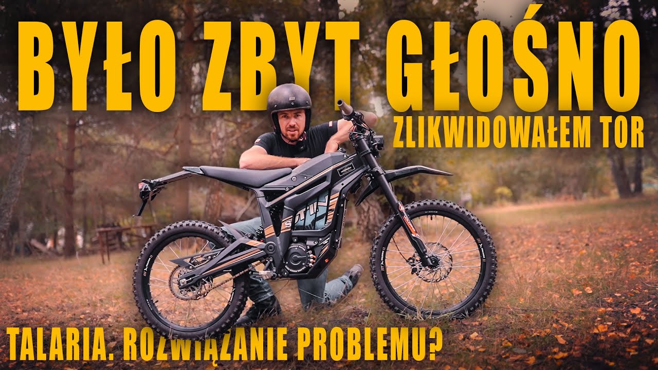 Musiał zamknąć tor na prywatnym podwórku. Na ratunek przyszedł Talaria Sting MX5 PRO [VIDEO]