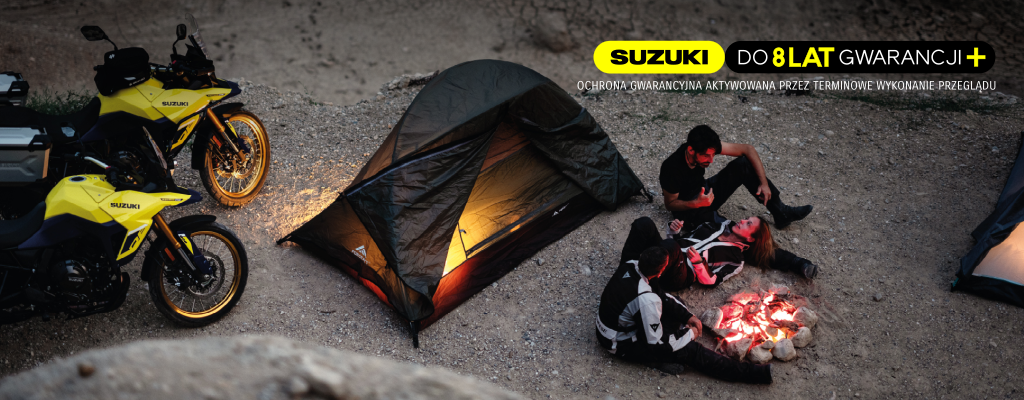 SUZUKI: DO 8 LAT GWARANCJI+. Nowa kompleksowa ochrona motocykli marki z Hamamatsu