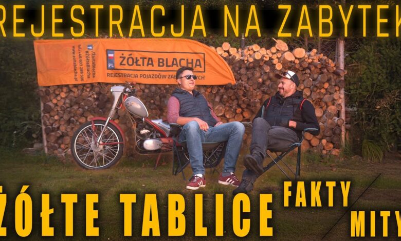 Żółte tablice to same problemy – fakty i mity o rejestrowaniu motocykla na zabytek [VIDEO]