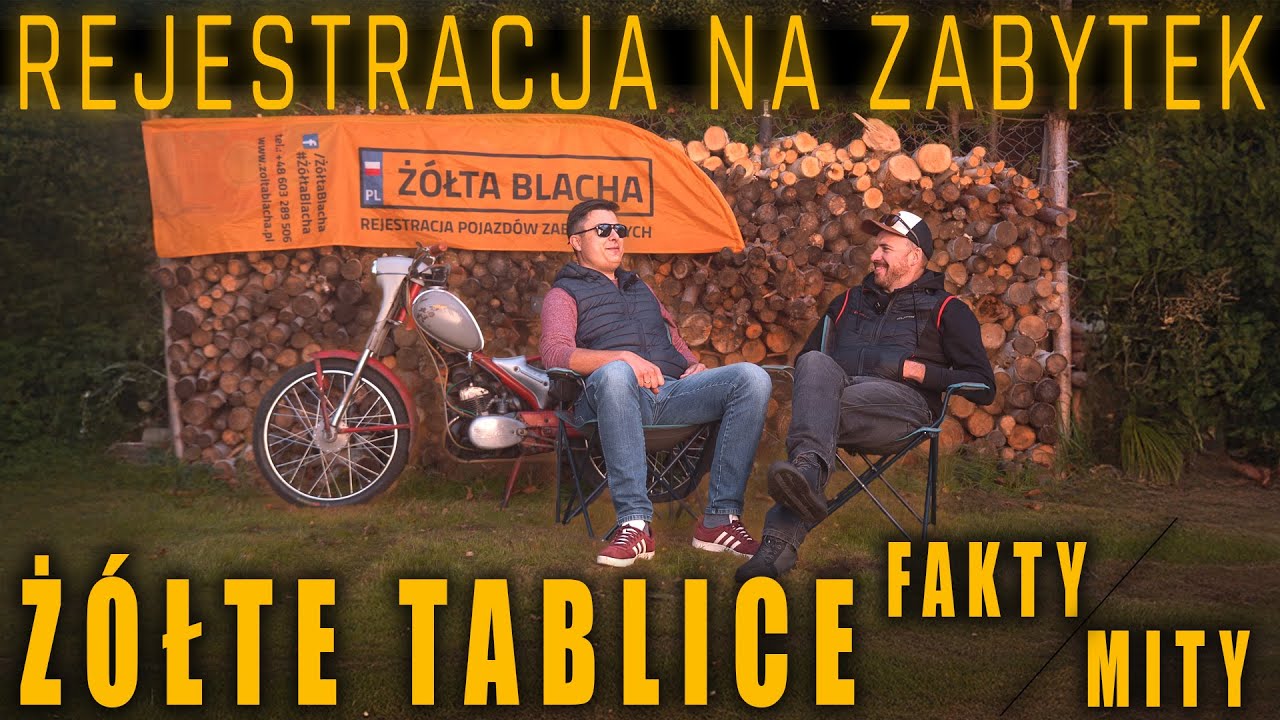 Żółte tablice to same problemy – fakty i mity o rejestrowaniu motocykla na zabytek [VIDEO]