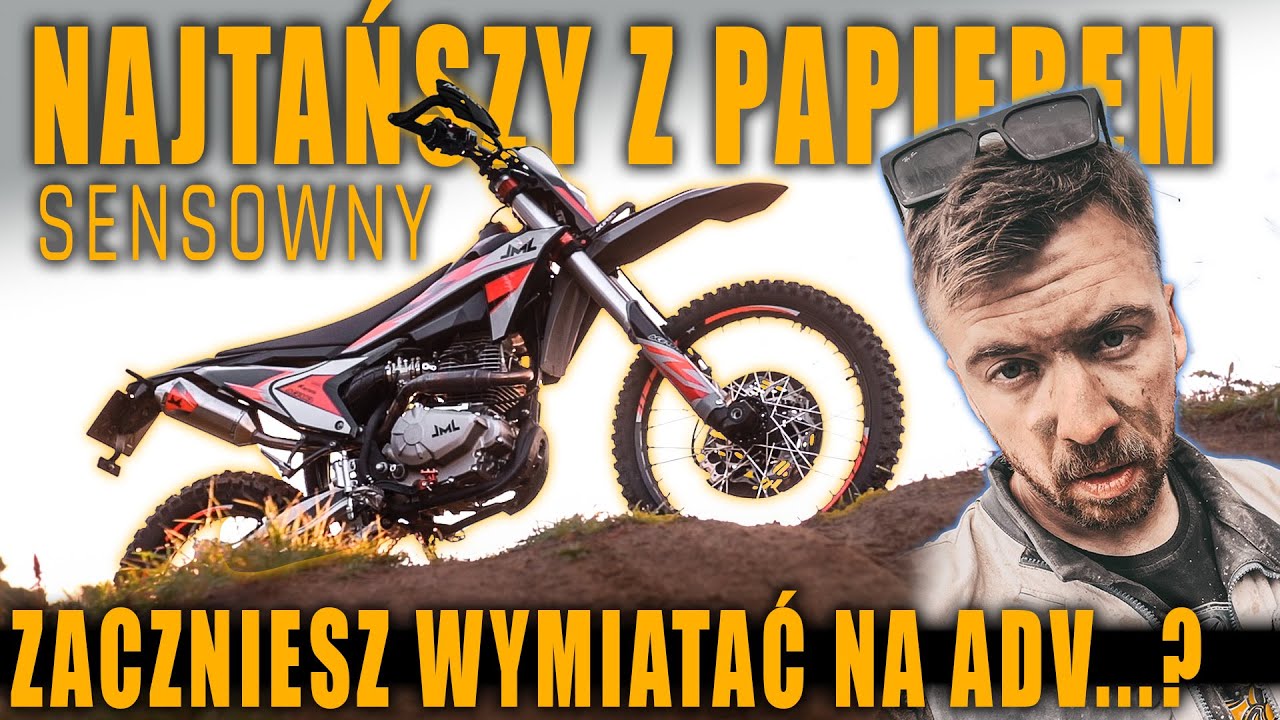 Najtańszy sposób na off-road, TET i RATs. JML EN250i PRO z homologacją [WIDEO]