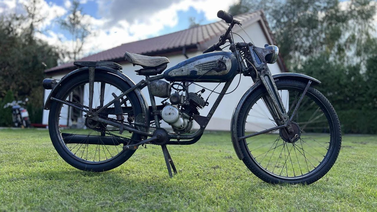 Przy rozbiórce budynku znaleźli przedwojenny motocykl. Stał zamurowany 40 lat
