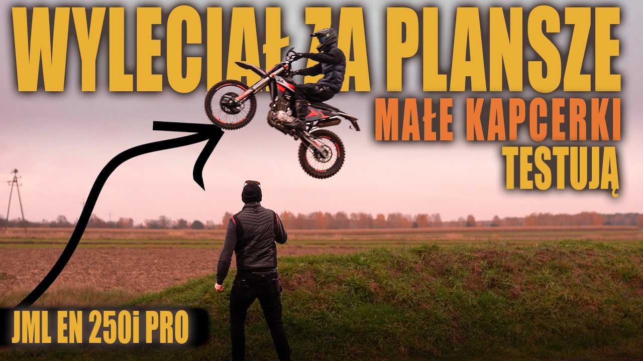 Bracia Kacperka nie mieli dla niego litości. Tak katowali chińskiego JML EN250i z homologacją [VIDEO]