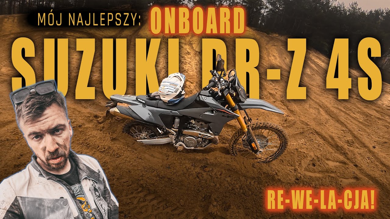 Suzuki DR-Z4S kontra piach! Nie uwierzysz, co to potrafi ten motocykl [VIDEO]