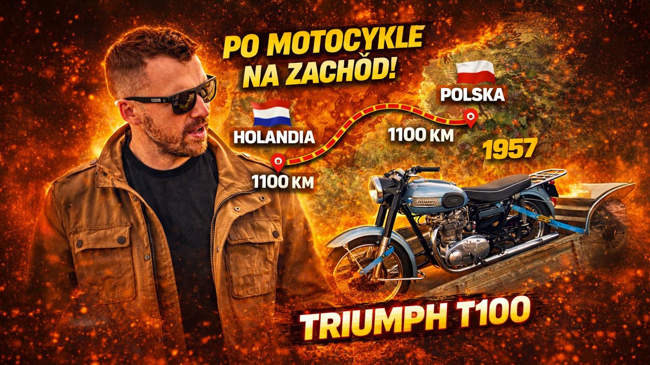 Pojechałem kupić jeden motocykl na zachód. Wróciłem z dwoma klasycznymi Triumphami [VIDEO]