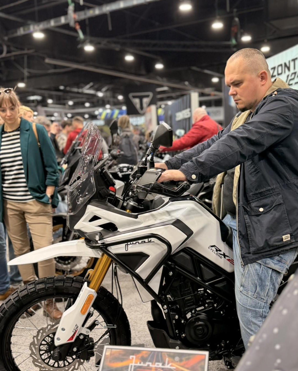 Junak i Zontes na Warsaw Motorcycle Show
