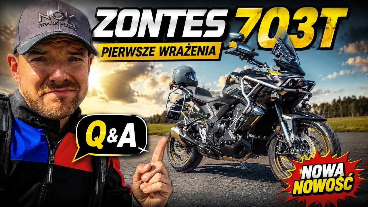Zontes 703 T to nowy „średniak” do podróży. Ma 95 KM i kosztuje ułamek tego, co BMW