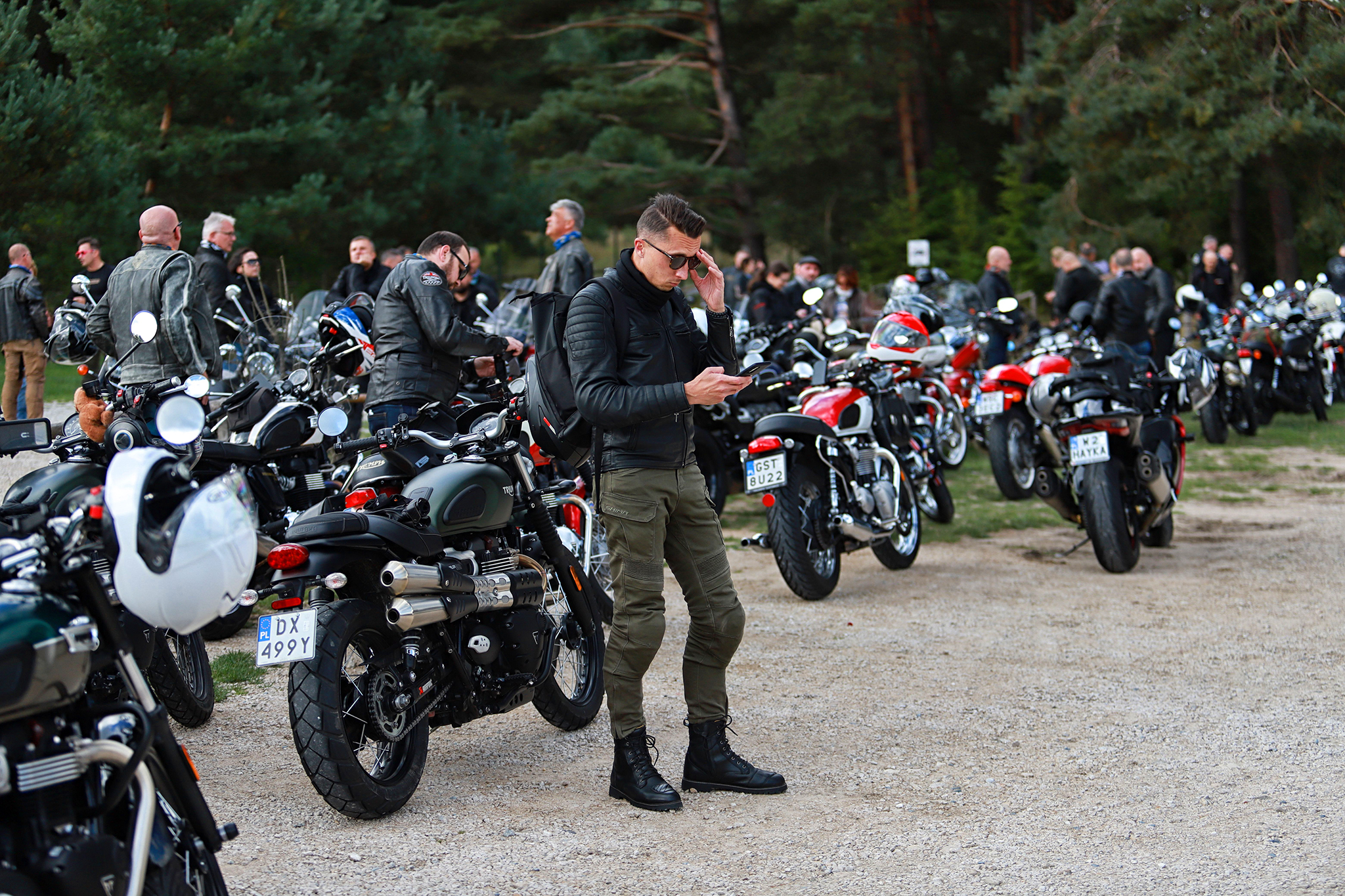 Klasyczne motocykle Triumph opanowały drogi na Jurze!