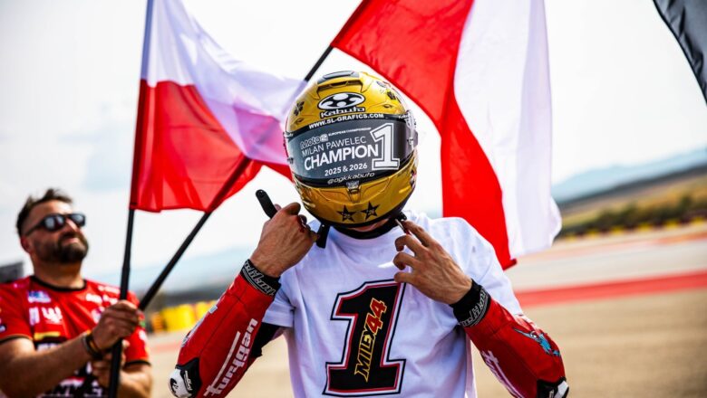 Milan Pawelec zrobił to po raz drugi. Polak został mistrzem Europy Moto2