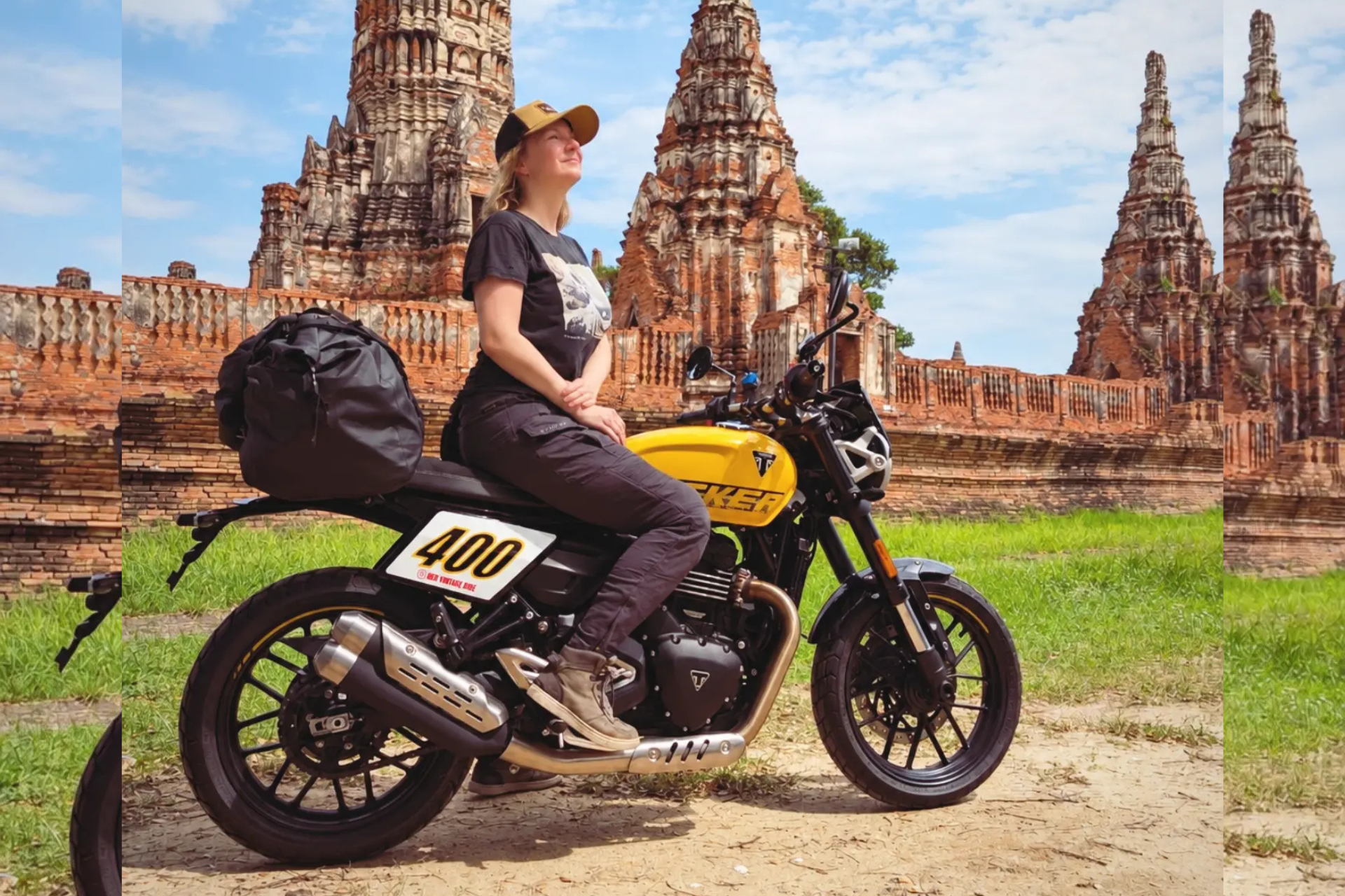Triumphem Tracker 400 do Tajlandii. Weronika ruszą w kolejną podróż