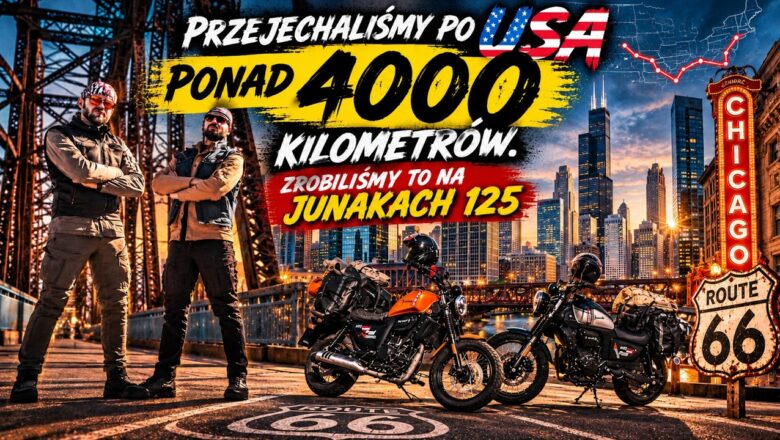 Junak M18 Vintage 125 na amerykańskich drogach. Ponad 4000 km na motocyklu za 14 499 zł